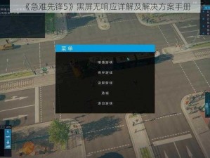 《急难先锋5》黑屏无响应详解及解决方案手册
