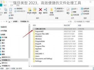 强㢨类型 2023，高效便捷的文件处理工具