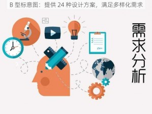 B 型标意图：提供 24 种设计方案，满足多样化需求