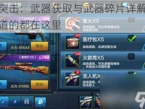 全民突击：武器获取与武器碎片详解，你想知道的都在这里