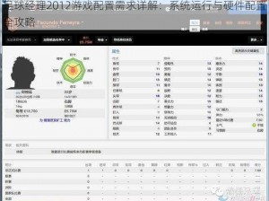 足球经理2012游戏配置需求详解：系统运行与硬件配置全攻略