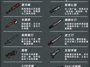 幸存者危城中级近战武器大揭秘：属性介绍与使用技巧