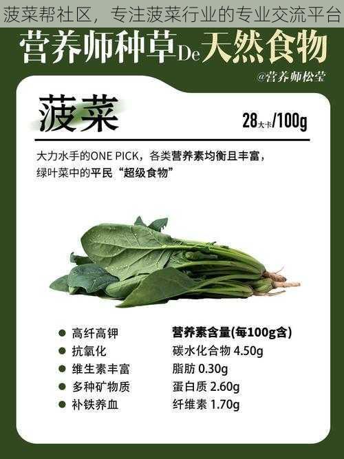 菠菜帮社区，专注菠菜行业的专业交流平台