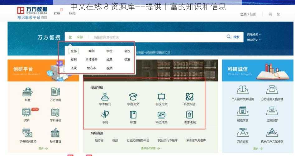 中文在线 8 资源库——提供丰富的知识和信息