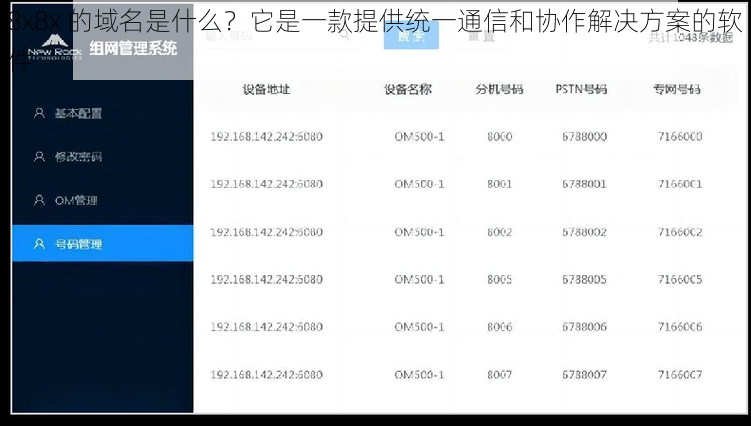 8x8x 的域名是什么？它是一款提供统一通信和协作解决方案的软件