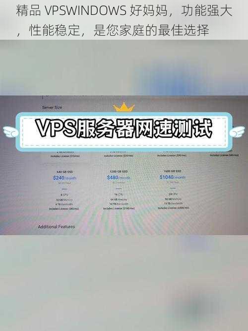 精品 VPSWINDOWS 好妈妈，功能强大，性能稳定，是您家庭的最佳选择