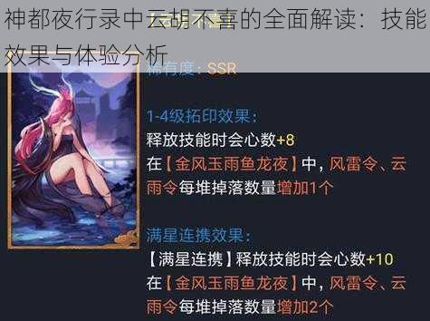 神都夜行录中云胡不喜的全面解读：技能效果与体验分析