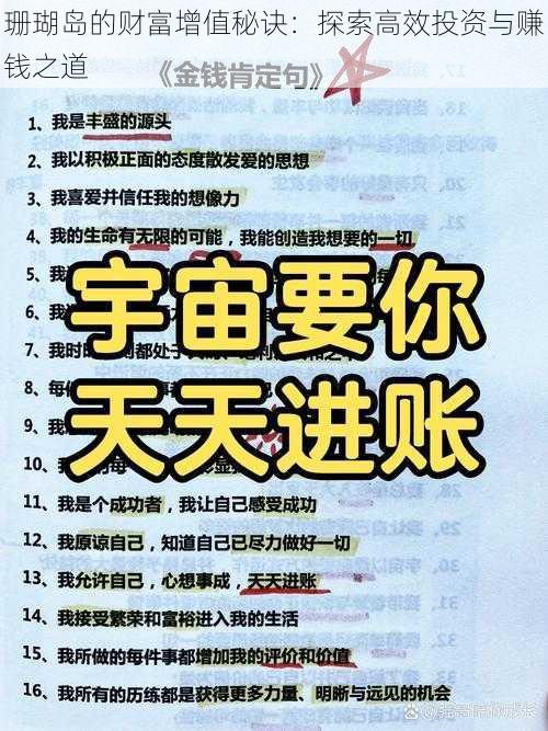 珊瑚岛的财富增值秘诀：探索高效投资与赚钱之道