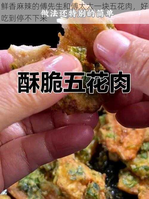 鲜香麻辣的傅先生和傅太太一块五花肉，好吃到停不下来