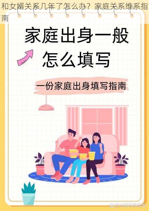 和女婿关系几年了怎么办？家庭关系维系指南