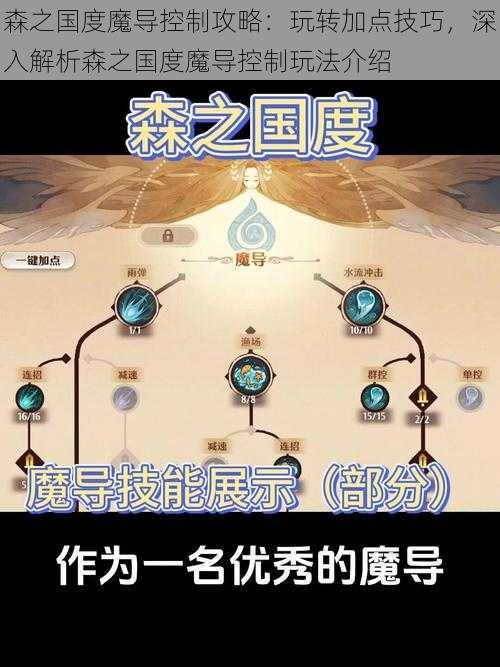 森之国度魔导控制攻略：玩转加点技巧，深入解析森之国度魔导控制玩法介绍