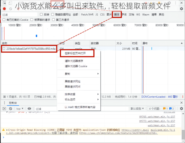 小烧货水能么多叫出来软件，轻松提取音频文件