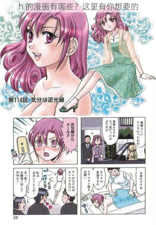 h 的漫画有哪些？这里有你想要的