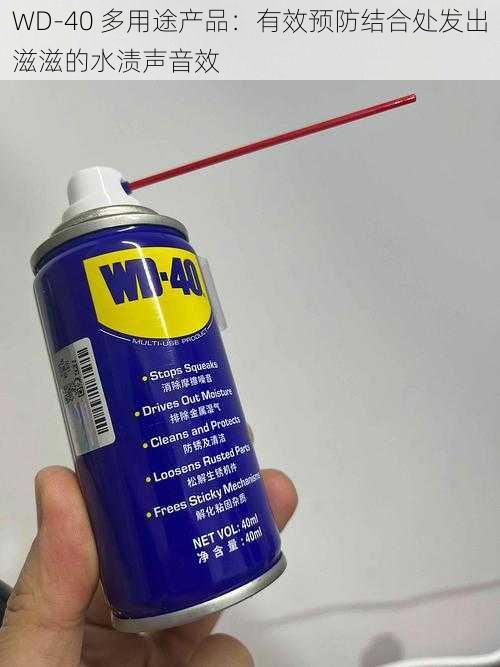 WD-40 多用途产品：有效预防结合处发出滋滋的水渍声音效