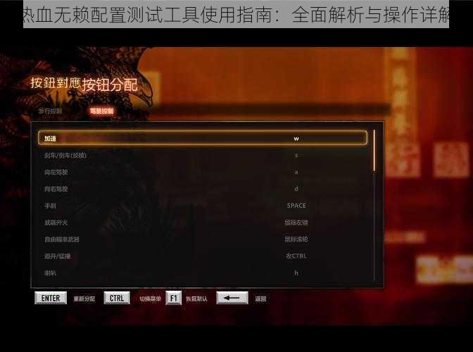 热血无赖配置测试工具使用指南：全面解析与操作详解