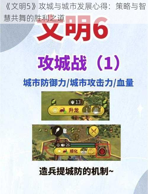 《文明5》攻城与城市发展心得：策略与智慧共舞的胜利之道