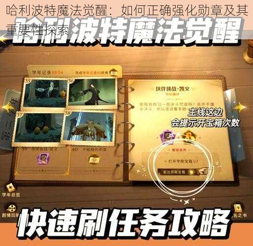 哈利波特魔法觉醒：如何正确强化勋章及其重要性探索