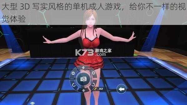 大型 3D 写实风格的单机成人游戏，给你不一样的视觉体验