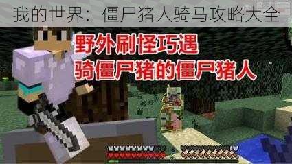 我的世界：僵尸猪人骑马攻略大全