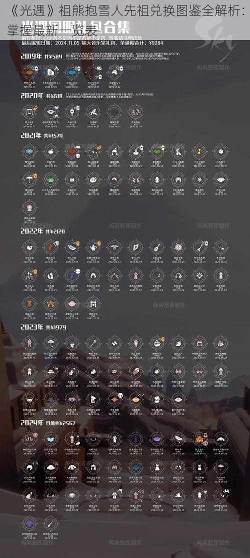 《光遇》祖熊抱雪人先祖兑换图鉴全解析：掌握最新一览表