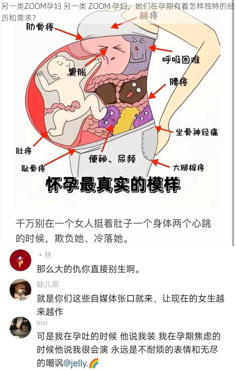 另一类ZOOM孕妇 另一类 ZOOM 孕妇，她们在孕期有着怎样独特的经历和需求？