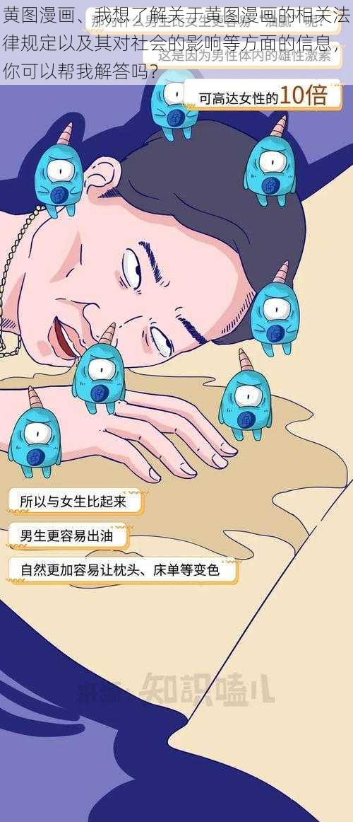 黄图漫画、我想了解关于黄图漫画的相关法律规定以及其对社会的影响等方面的信息，你可以帮我解答吗？