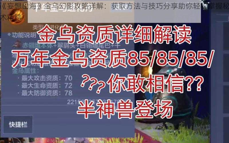 《妄想山海》金乌幻影攻略详解：获取方法与技巧分享助你轻松掌握秘术精髓