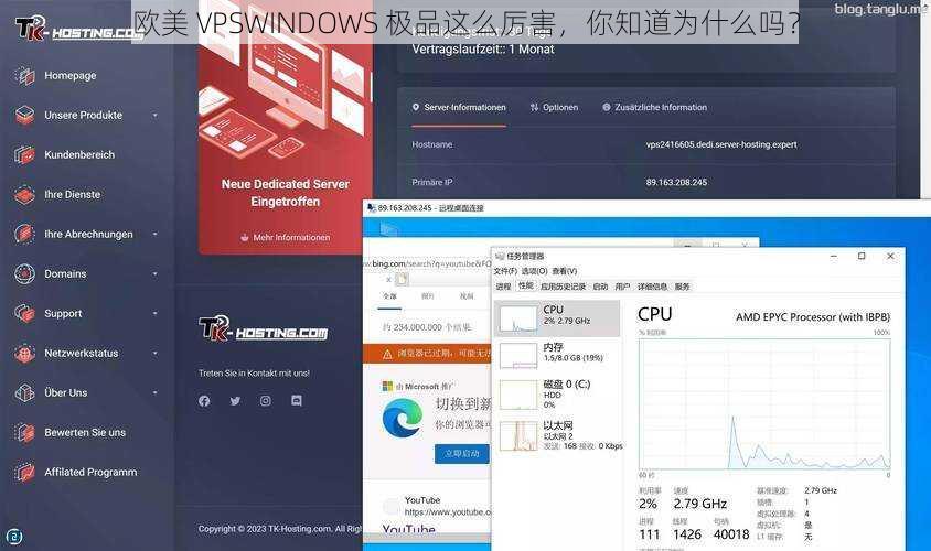 欧美 VPSWINDOWS 极品这么厉害，你知道为什么吗？