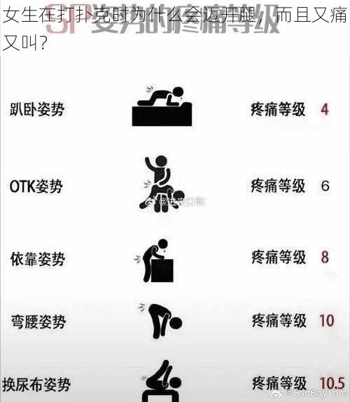 女生在打扑克时为什么会迈开腿，而且又痛又叫？