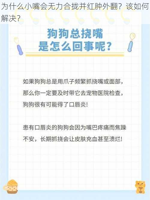 为什么小嘴会无力合拢并红肿外翻？该如何解决？