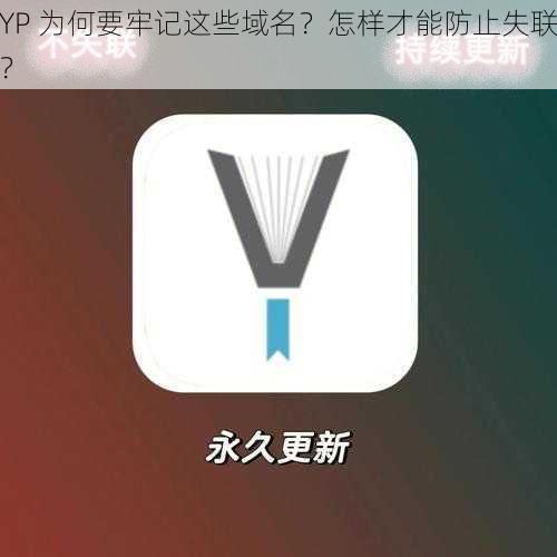 YP 为何要牢记这些域名？怎样才能防止失联？