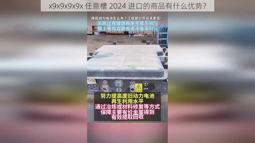 x9x9x9x9x 任意槽 2024 进口的商品有什么优势？