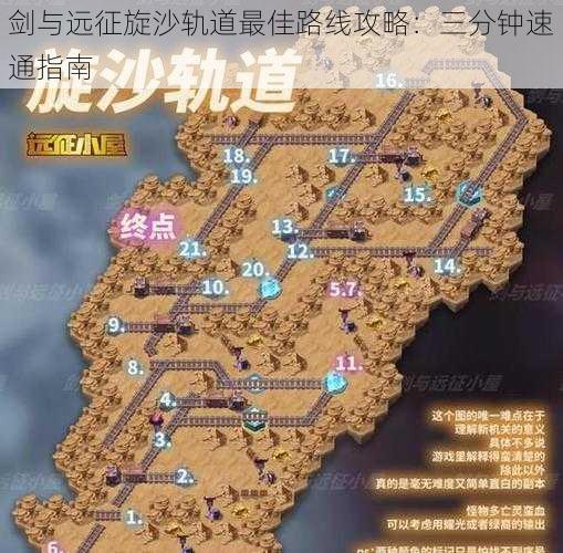 剑与远征旋沙轨道最佳路线攻略：三分钟速通指南