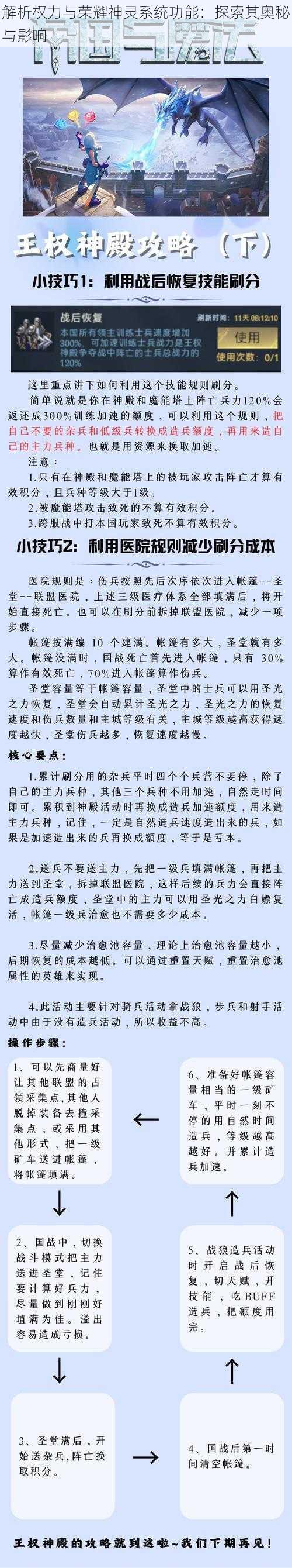 解析权力与荣耀神灵系统功能：探索其奥秘与影响